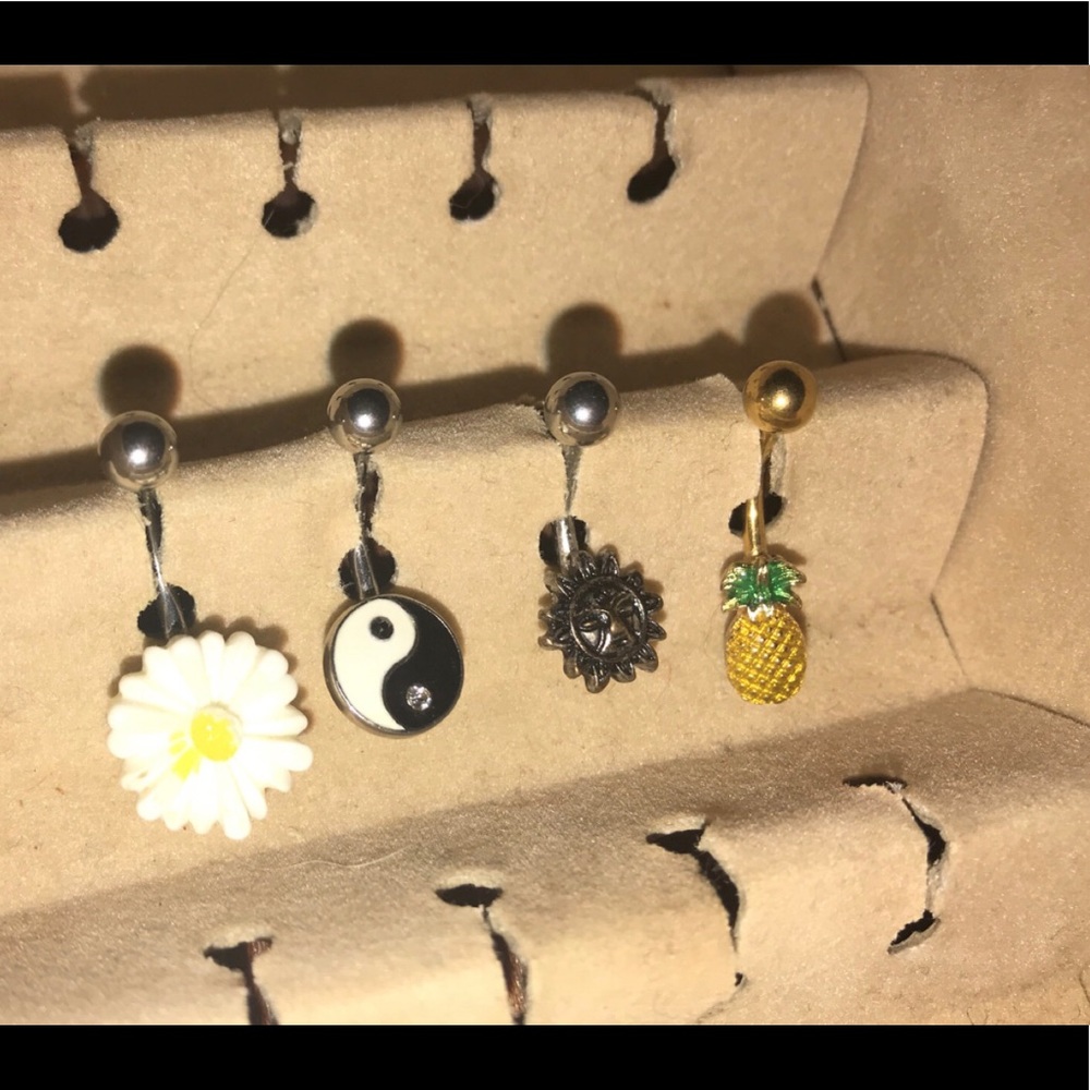 Belly button ring bundle